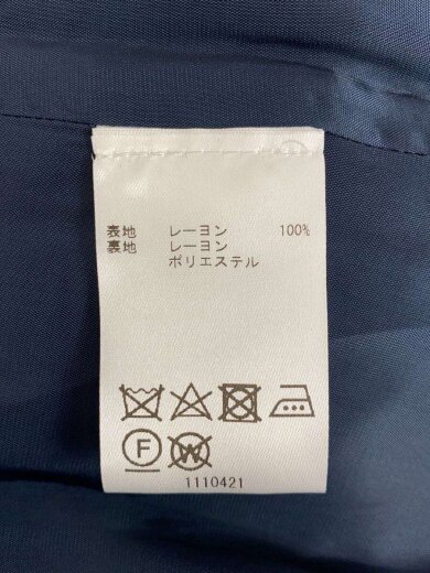 商品画像：長袖ワンピース/38/レーヨン/NVY/52174-1-45506 4