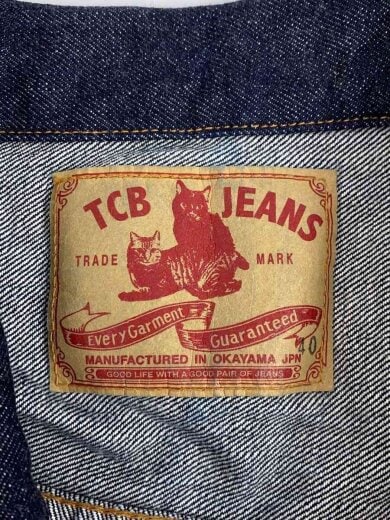 商品画像：Gジャン/40/コットン/IDG/50s/インディゴタブ 3