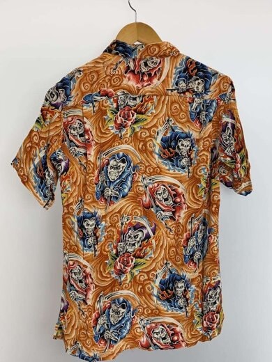 商品画像：半袖シャツ/FREE/レーヨン/マルチカラー/総柄/2AH-7460 2