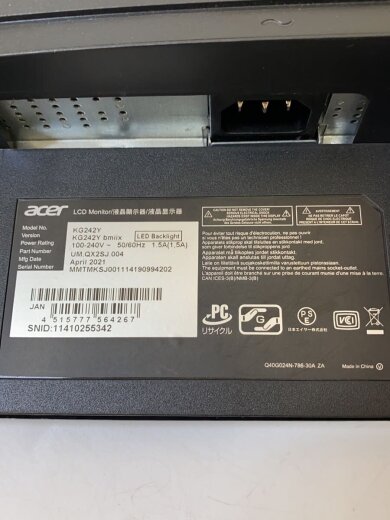 商品画像：液晶モニタ・液晶ディスプレイ NITRO KG2 KG242Ybmiix/24インチ/ワイド型// 5