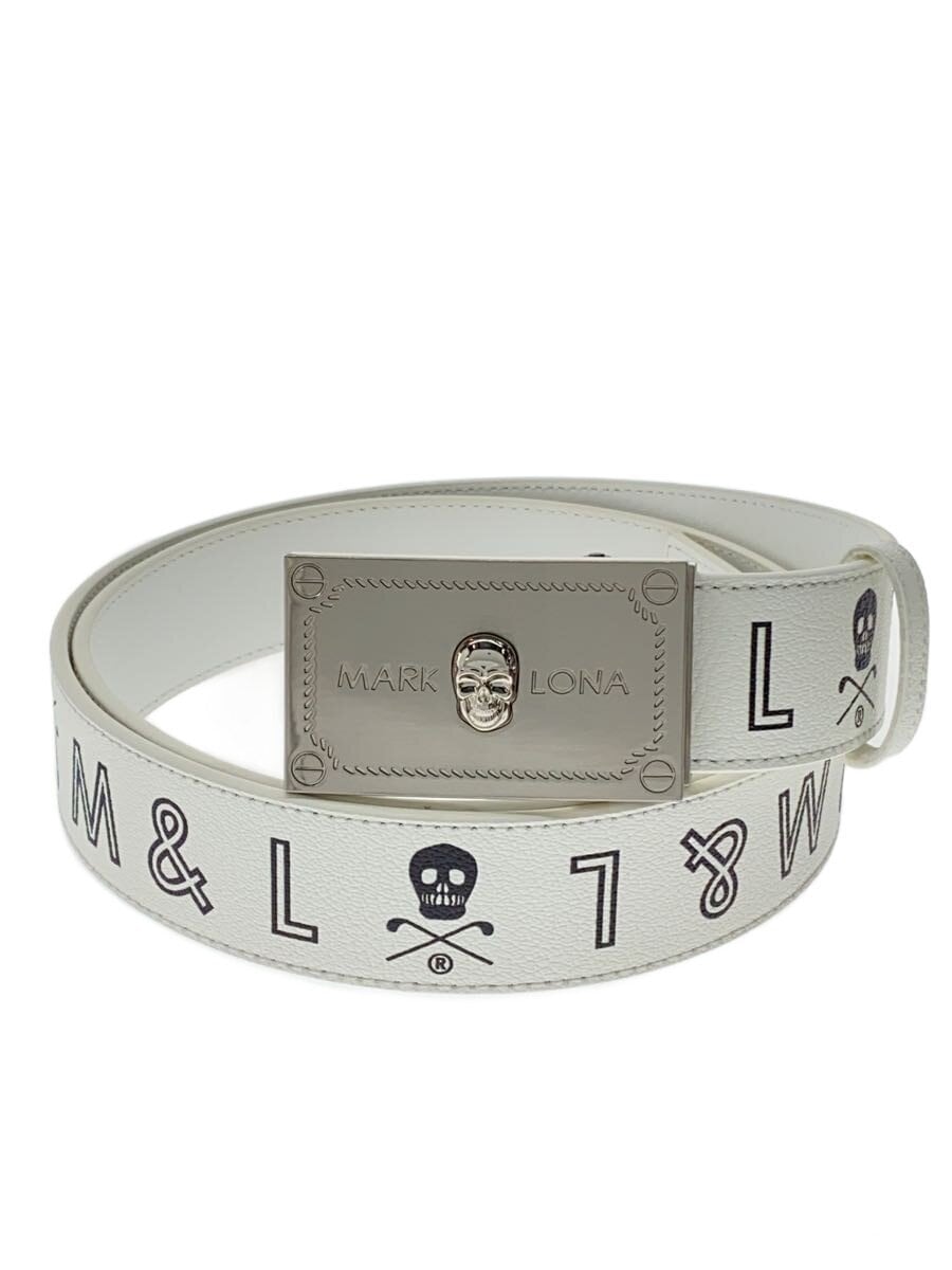 MARK & LONA / ベルト/レザー/WHT/メンズ