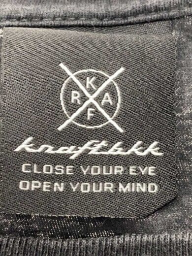 商品画像：kraftbkk/Tシャツ/XL/コットン/BLK 3