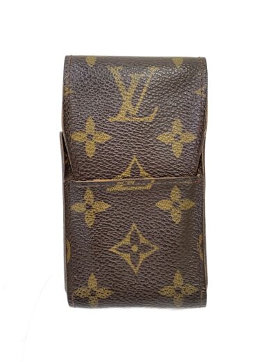 商品画像：エテュイ・シガレット_モノグラム・キャンバス/レザー/BRW/レディース 1