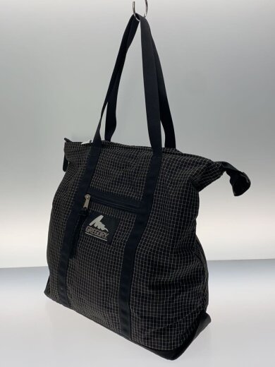 商品画像：トートバッグ/ポリエステル/BLK/チェック 2