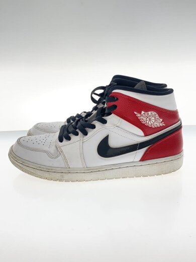 商品画像：AIR JORDAN 1 MID/エアジョーダンミッド/ホワイト/554724-116/28.5cm/WHT 1