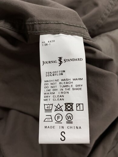 商品画像：コート/S/コットン/GRY/24-020-600-2010-3-0 4