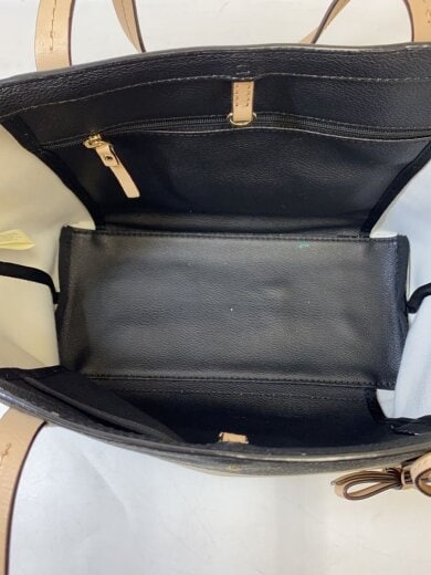 商品画像：トートバッグ/PVC/BLK/ボーダー 6