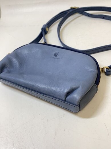 商品画像：ショルダーバッグ/レザー/BLU/無地 2