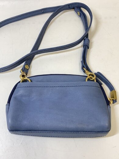 商品画像：ショルダーバッグ/レザー/BLU/無地 3
