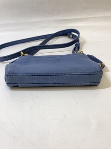 商品画像：ショルダーバッグ/レザー/BLU/無地 4