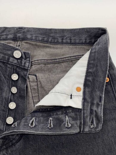 商品画像：ストレートパンツ/31/コットン/BLK/00501-3389// 3