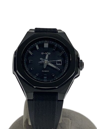 商品画像：ソーラー腕時計_BABY-G/アナログ/ラバー/BLK/BLK/SS 1