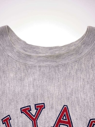 商品画像：スウェット/XL/コットン/GRY/プリント/90s前期/ウィングフット/NYAC 5