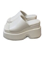 厚底サンダル/L/WHT