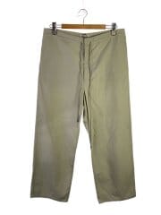 ボトム/3/コットン/GRN/WASHED FINX TWILL EASY WIDE PANTS