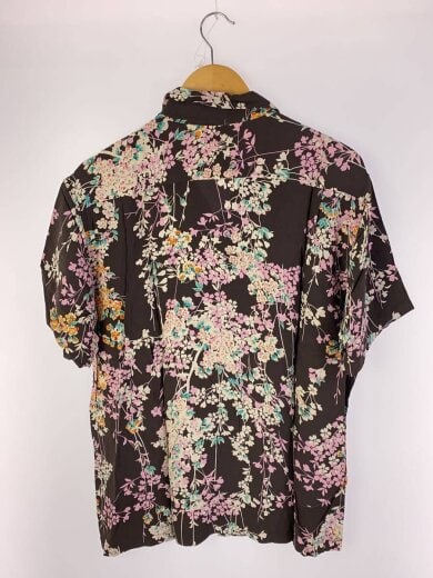 商品画像：アロハシャツ/M/レーヨン/BRW/総柄/SS38319 2