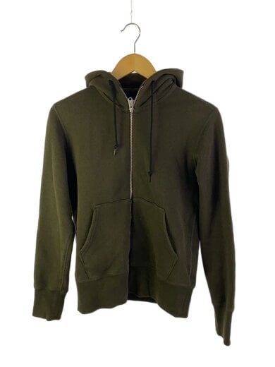 商品画像：ジップパーカー/M/コットン/KHK/596-6266511 1