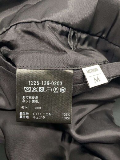 商品画像：コート/M/コットン/BLK/1225-139-0203// 4