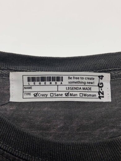 商品画像：Tシャツ/M/コットン/GRY/LEC905// 3