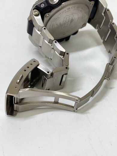 商品画像：ソーラー腕時計/アナログ/ステンレス/BLK/SLV/GST-B100 4