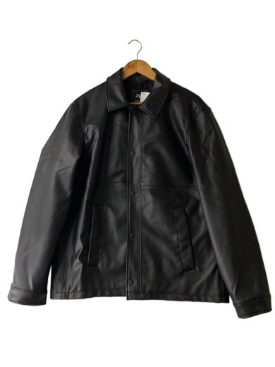 商品画像：ジャケット/XL/フェイクレザー/BLK 1