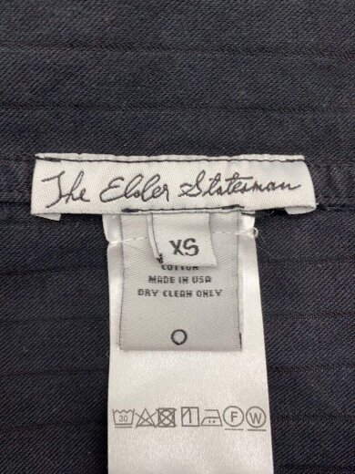 商品画像：長袖シャツ/XS/コットン/BLK/ストライプ// 3