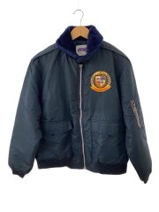 80s～/ジャケット/L/--/ネイビー/無地