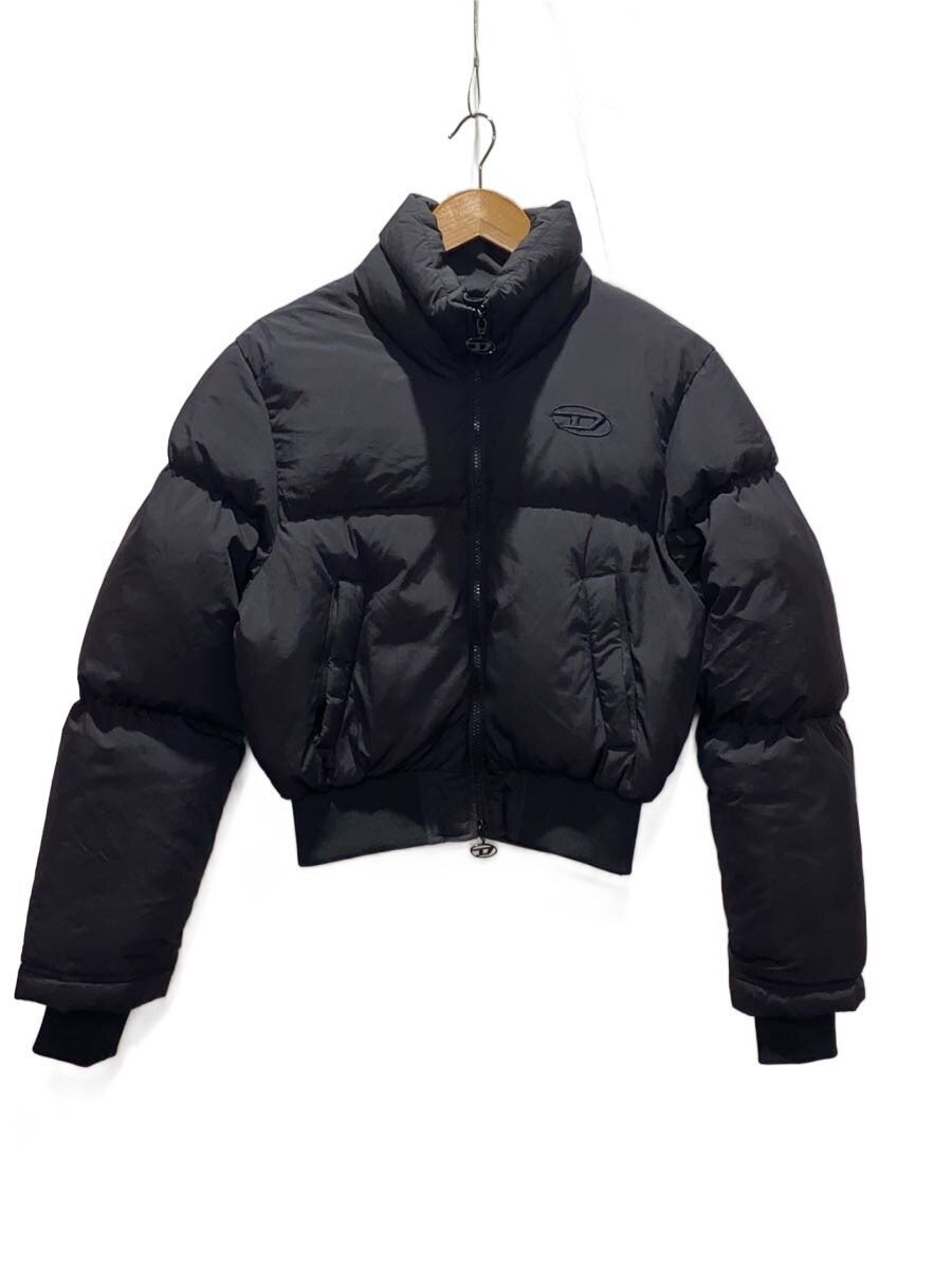 DIESEL / W-PEYTON-SHORT/ダウンジャケット/S/ナイロン/BLK