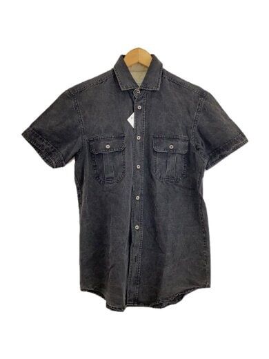 Y2K/半袖シャツ/S/コットン/GRY