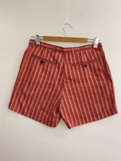 商品画像：ショートパンツ/40/シルク/レッド/ストライプ// 2