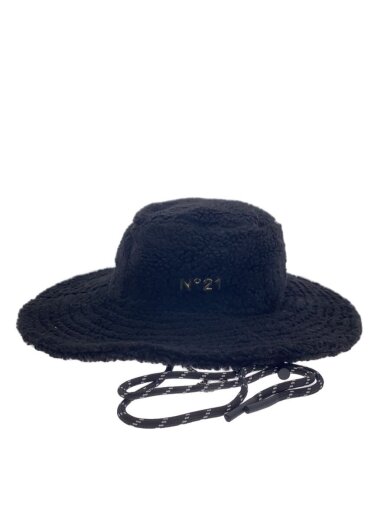 商品画像：×N21/サイズM/L/ハット/--/ファー/ブラック/レディース 1