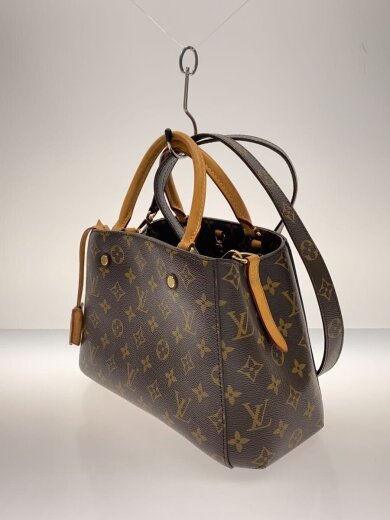 商品画像：モンテーニュBB_モノグラム・キャンバス/PVC/ブラウン 2