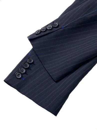 商品画像：AD2019/テーラードジャケット/S/ポリエステル/BLU/WE-J006 6