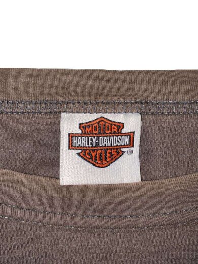 商品画像：90s/USA製/サーマル/袖Tシャツ/XXL/コットン/ブラウン 3