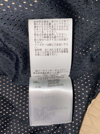 商品画像：ジャケット/XL/コットン/BEG/101221021004 5