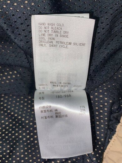 商品画像：ジャケット/XL/コットン/BEG/101221021004 6