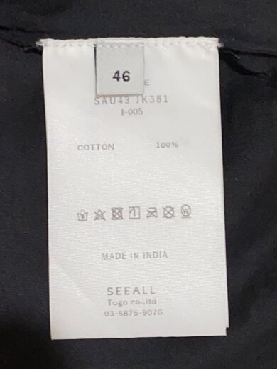 商品画像：OVERSIZED KINGSTONE JACKT/テーラードジャケット/46/コットン/BLK/SAU43K381 4