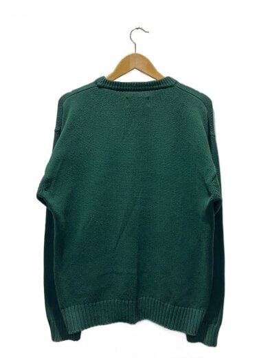 商品画像：90s/黒タグ/ニット・セーター(厚手)/M/コットン/グリーン 2
