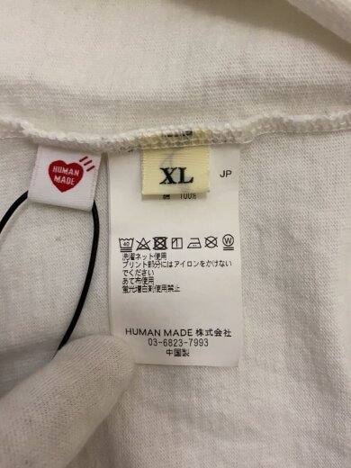 商品画像：Tシャツ/XL/コットン/WHT/HM29TE027// 4