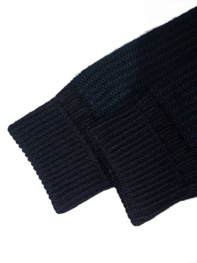 商品画像：ドライバーズニット/ニット・セーター(厚手)/--/ウール/ブラック 6