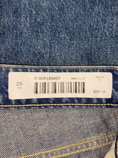 商品画像：THIRD CUT/ボトム/29/コットン/インディゴ/M4225TBT 6