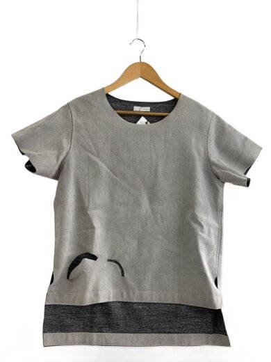 商品画像：Tシャツ/1/スウェード/GRY 1