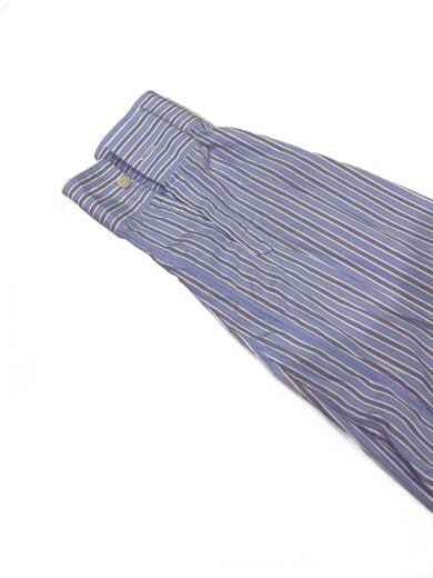 商品画像：長袖シャツ/XS/コットン/BLU/ストライプ/FG-B075 6