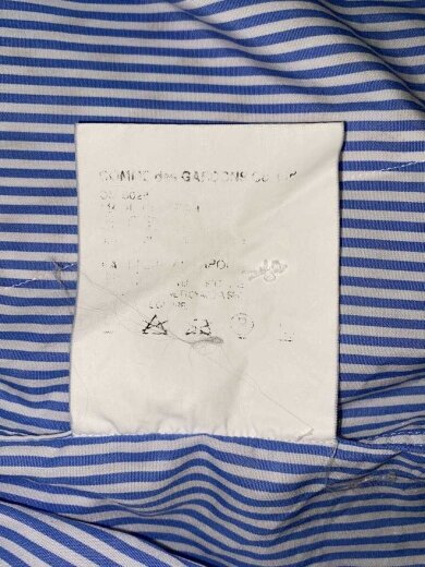 商品画像：長袖シャツ/XS/コットン/BLU/ストライプ/DM-B028 5