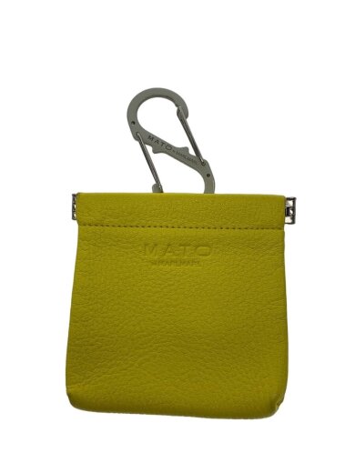 商品画像：MATO/コインケース/レザー/YLW/無地/メンズ 1