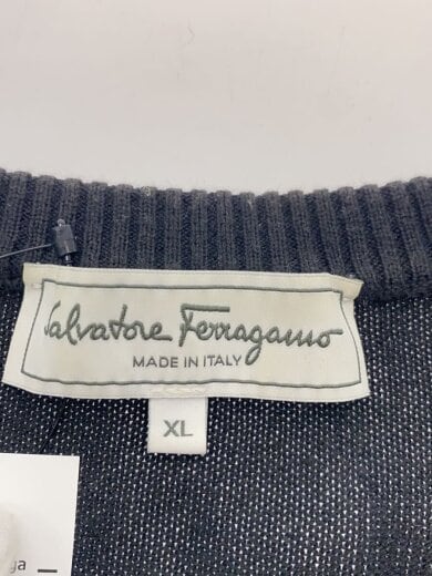 商品画像：ニット・セーター(厚手)/XL/ウール/BLK/総柄// 3