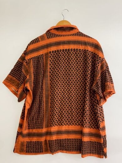 商品画像：afghan print short-sleeve shirt/半袖シャツ/3/レーヨン/オレンジ/US1623 2