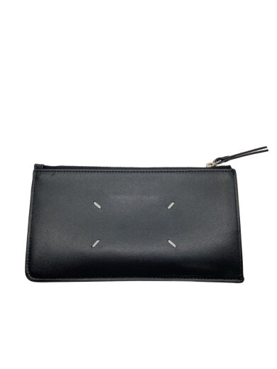 商品画像：4ステッチフラグメントケース/財布/レザー/BLK/アニマル// 1