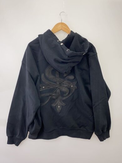 商品画像：Pierced Tribal Cross Zip Hoodie/パーカー/L/コットン/BLK// 2