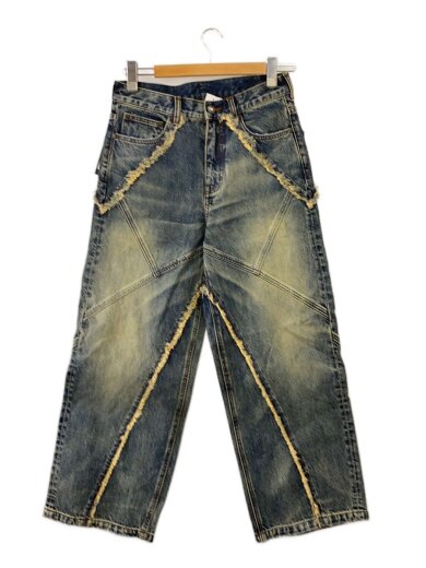 商品画像：Curve Switching Baggy Denim/ボトム/S/コットン/IDG// 1